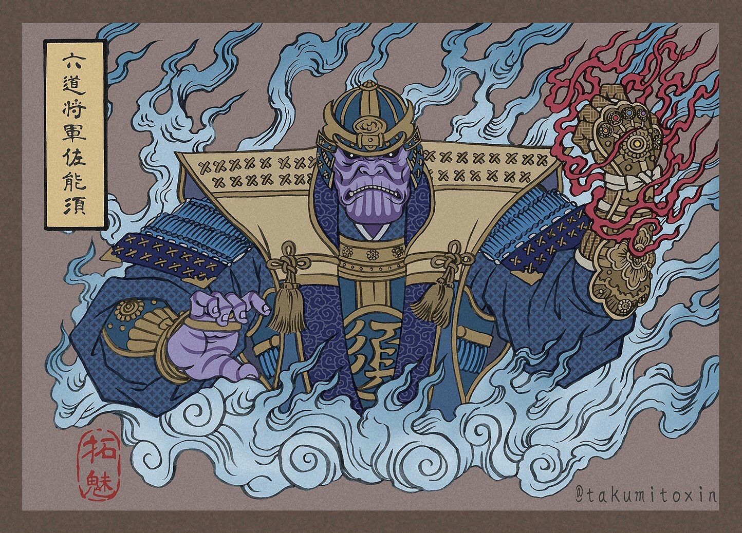 [Illustrations] Japanese Artist Reimagines Marvel Heroes as Ukiyo-e