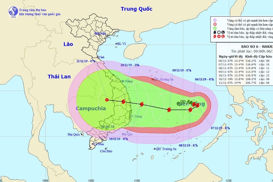 Storm Nakri, This Year's Strongest Yet, Will Hit Central Vietnam This Weekend