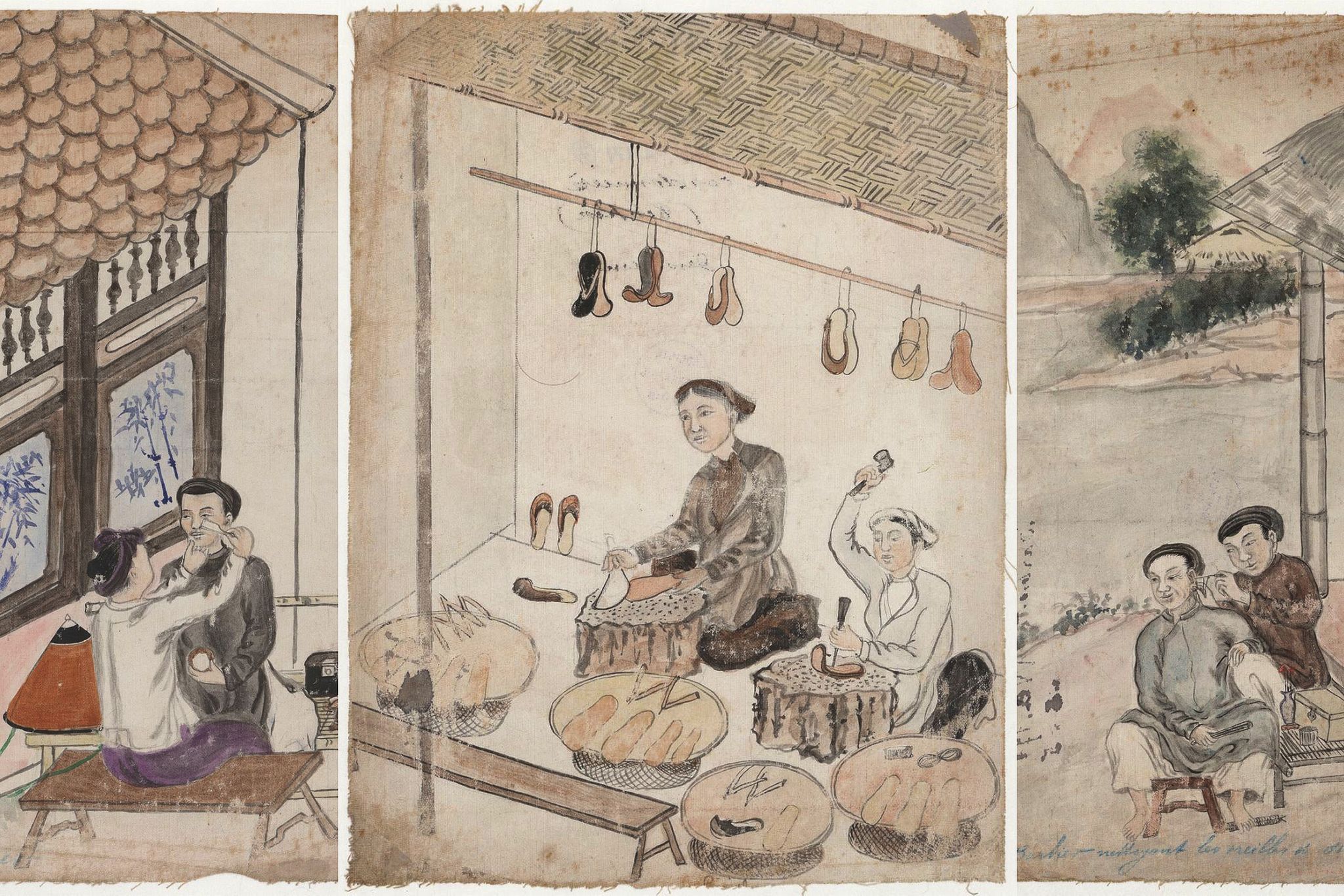 Illustrations] Everyday Life in 1923 Northern Vietnam Through 10
