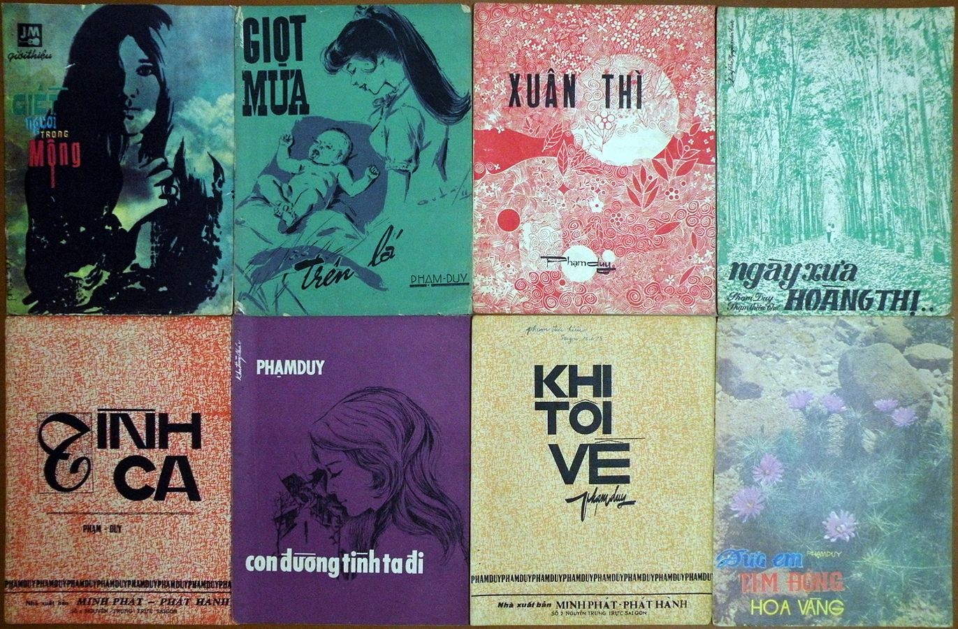 Photos] The Retro Artistry of Vietnam&#39;s Hand-Drawn Song Sheet Covers -  Saigoneer