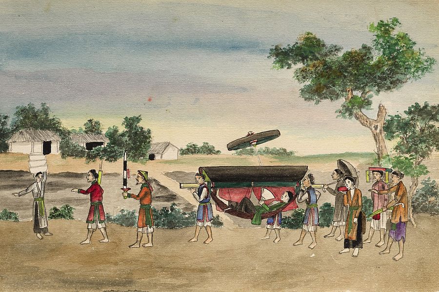[Illustrations] This Set of Gouache Paintings Showcases Rural Life in 1890 Nam Dinh