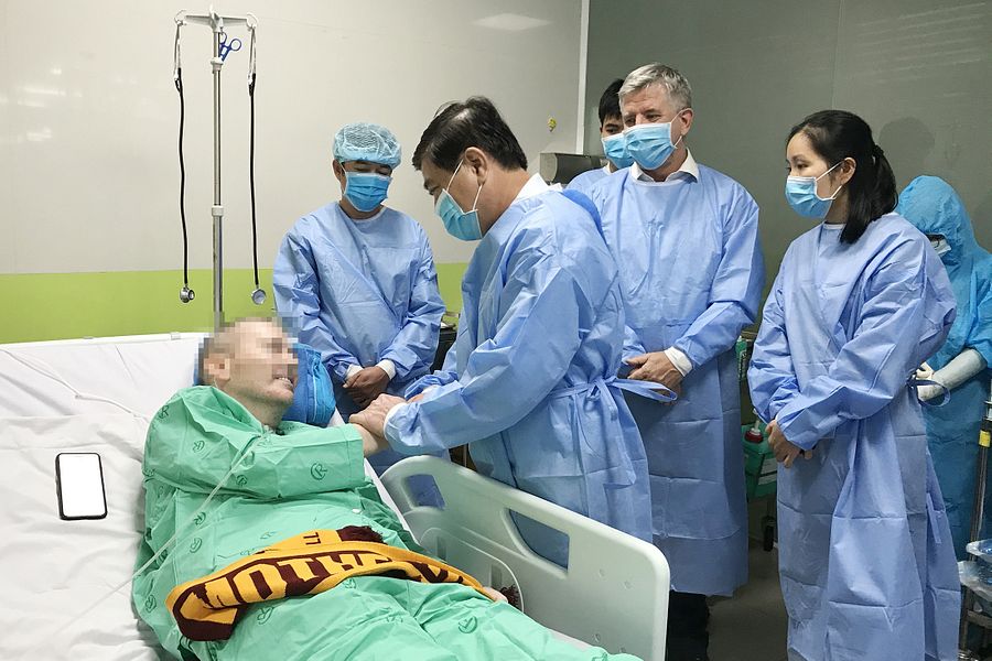 Vietnam Makes Preparations to Fly Patient 91 Back to UK on July 12