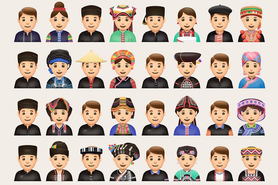 Emoji với hình ảnh 54 dân tộc Việt Nam sẽ khiến bạn đắm chìm trong văn hóa đa dạng của quốc gia chúng tôi. Mỗi emoji mang đậm nét văn hoá, tình cảm và tâm hồn của từng dân tộc. Hãy tìm hiểu và cảm nhận sự tinh tế này qua các hình ảnh đầy màu sắc.