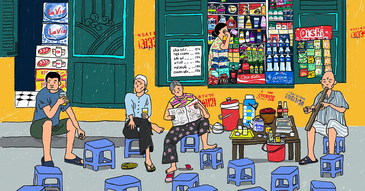 The Vibrancy of Vietnam's Mundane Depicted by Illustrator Chan-Nu Le