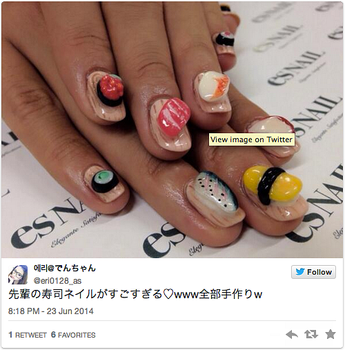 Finger Food Sushi Nail Art Is A Thing In Japan , Saigoneer