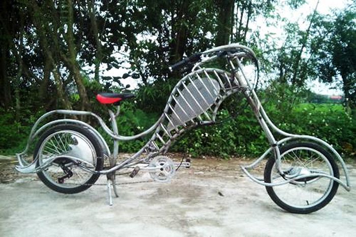 Custom on sale chopper bicycles