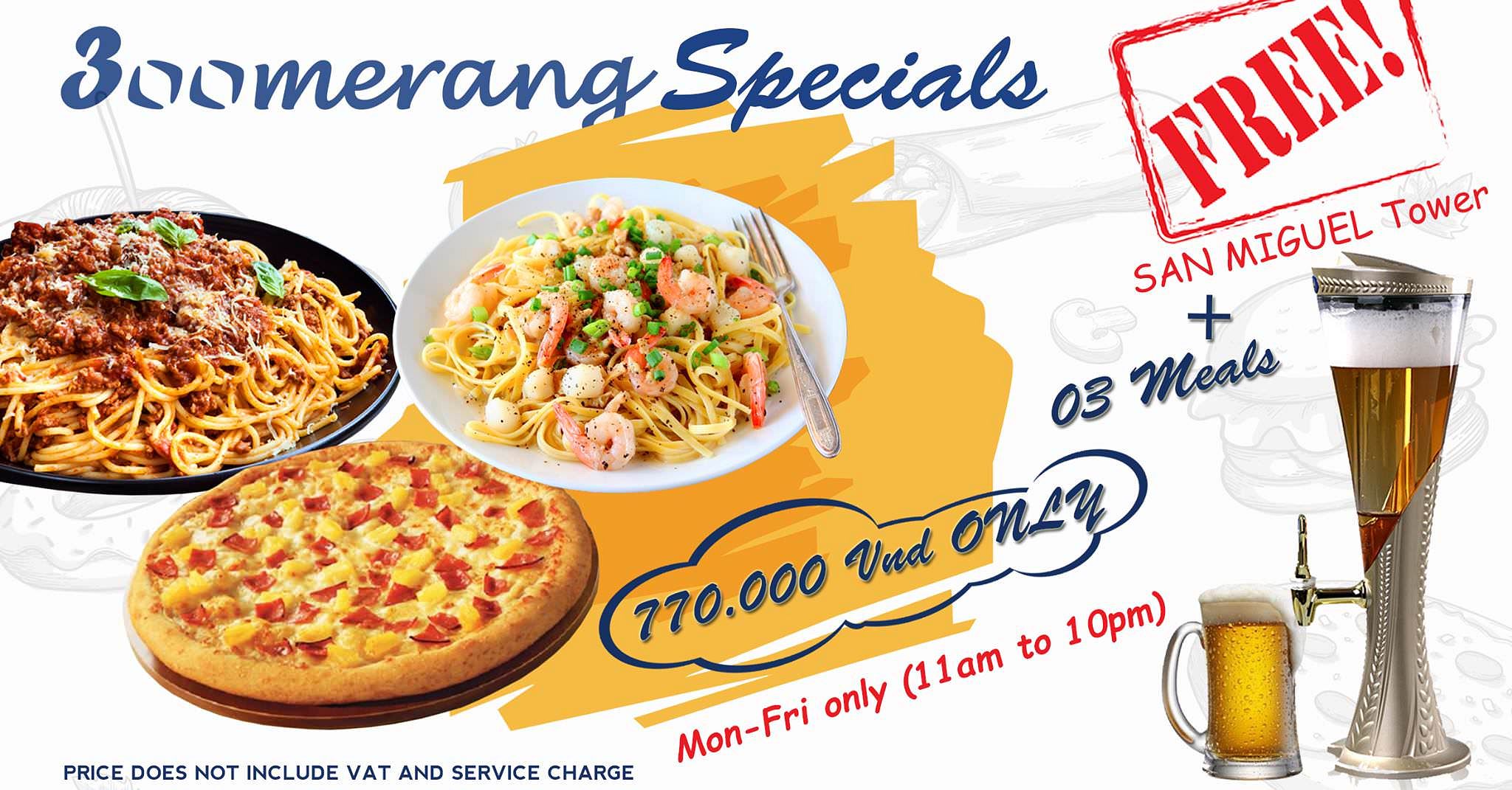 Boomerang Specials Boomerang Saigoneer