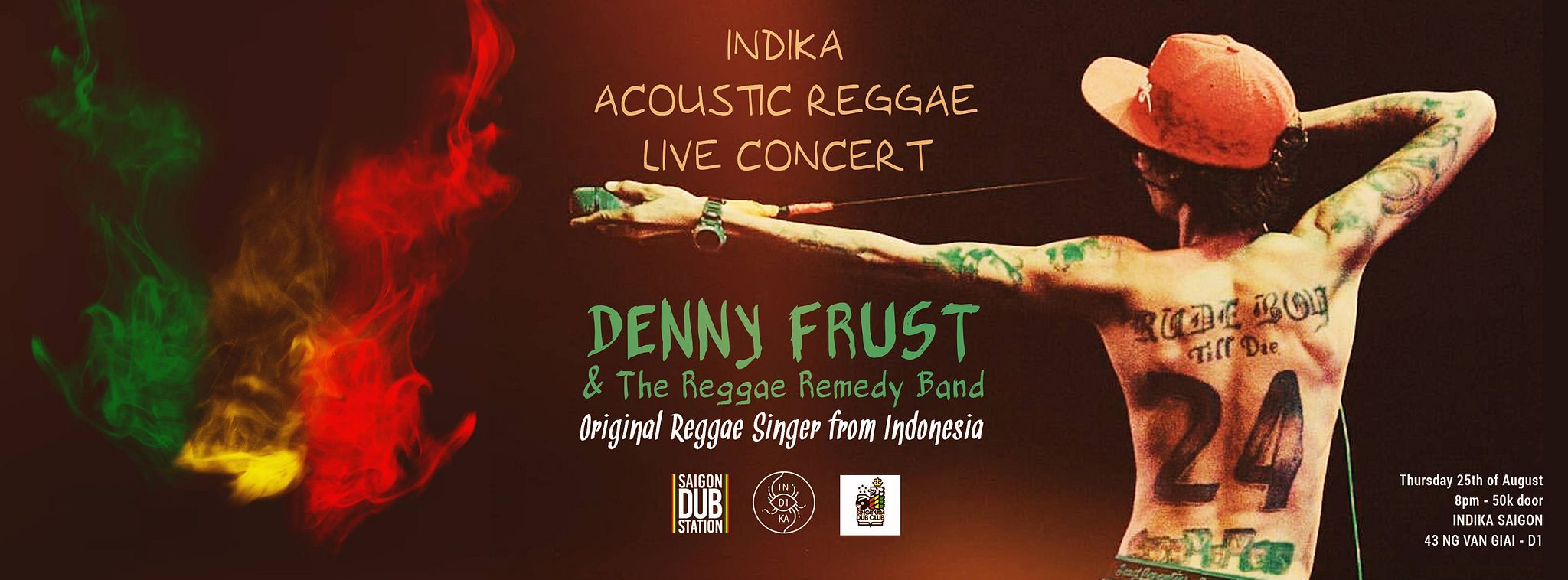 Indika Acoustic Reggae Concert: Denny Frust & The Reggae Remedy ...