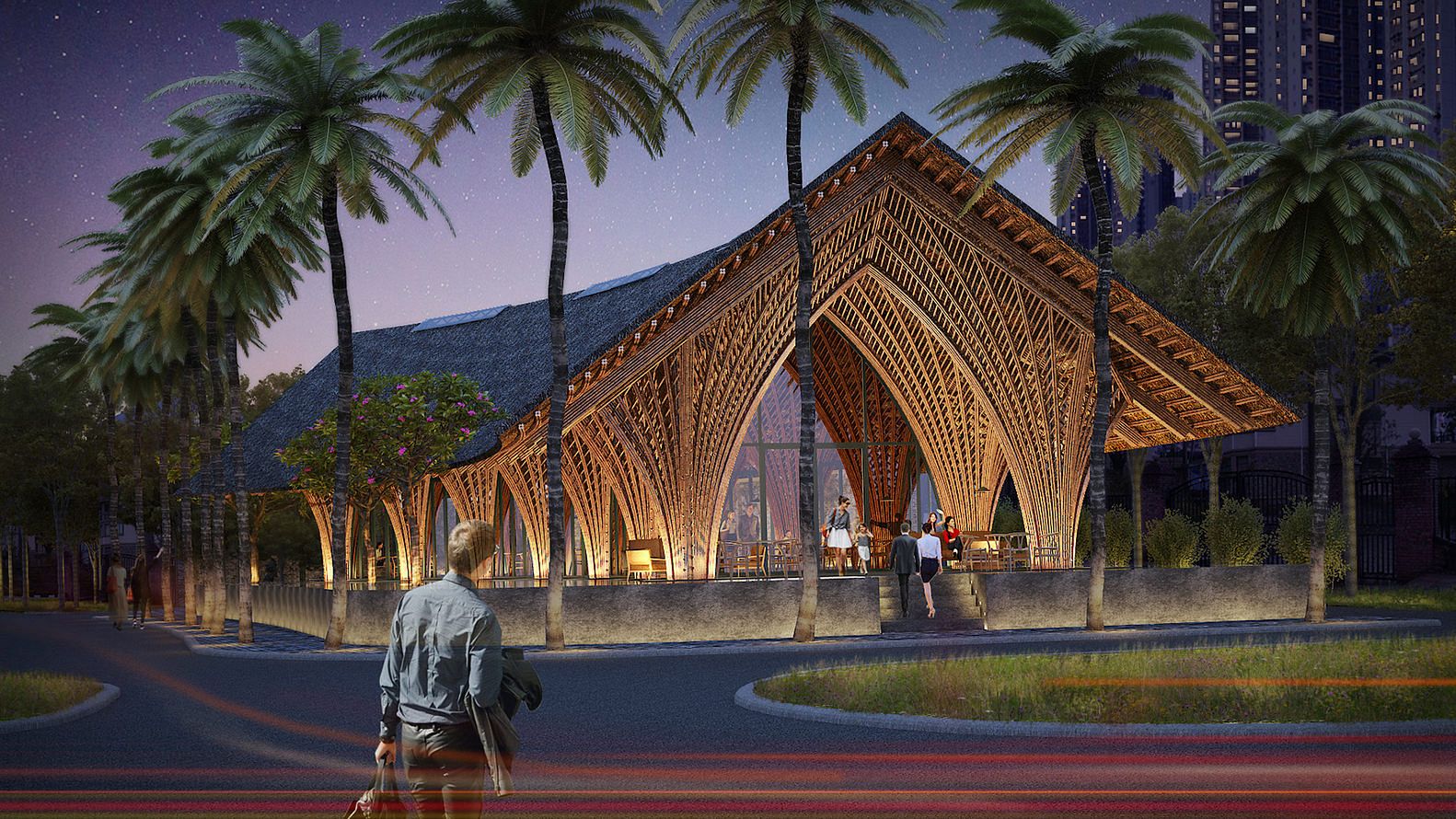 VTN Architects Bring Vietnam's Bamboo Design to China in Massive