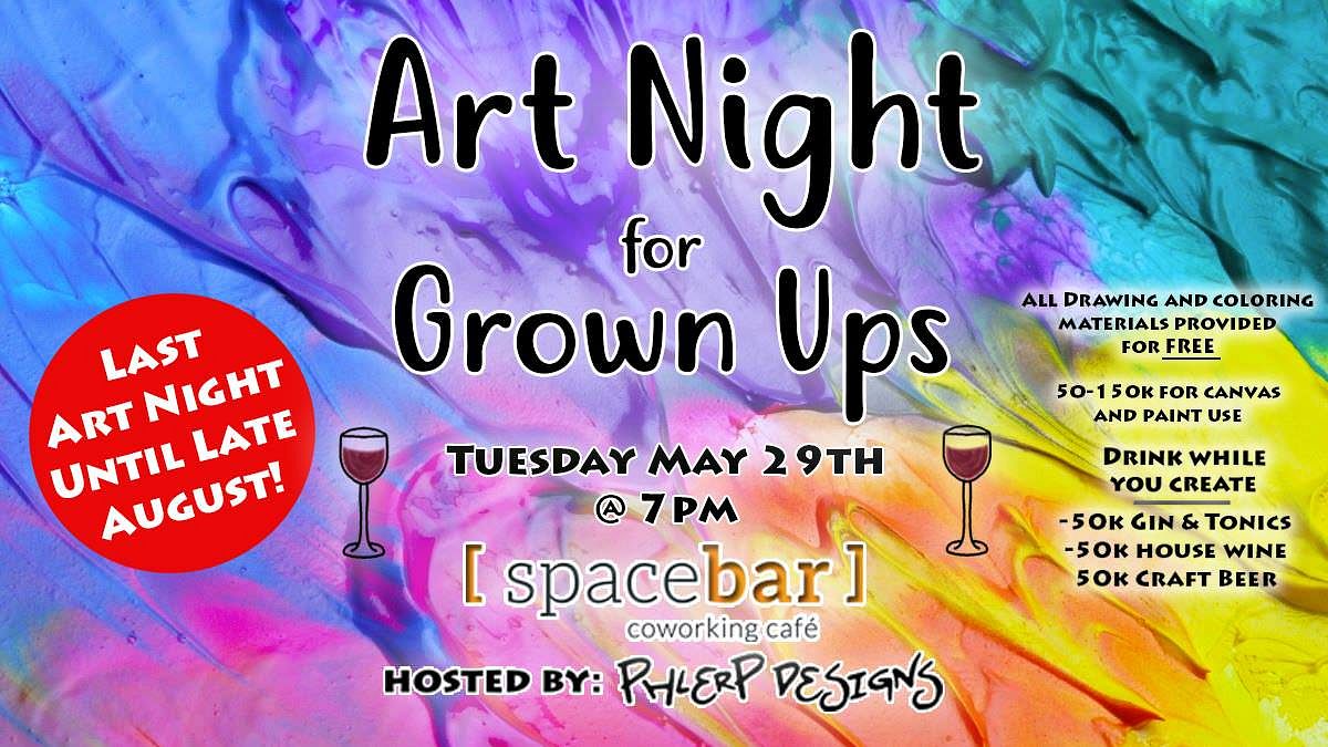 Art Night for Grown Ups @ ClickSpace - Saigoneer