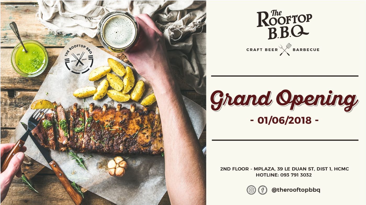 The Rooftop BBQ Grand Opening The Rooftop BBQ Saigoneer