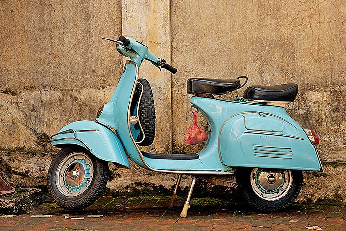 Vespa Scooter Club – Vintage Italian Scooter Sign – 50 cm (19.7