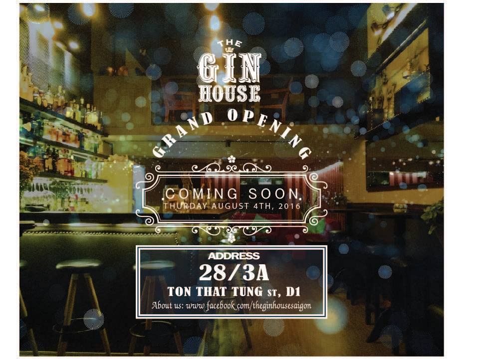The Gin House GRAND Opening The Gin House Saigoneer