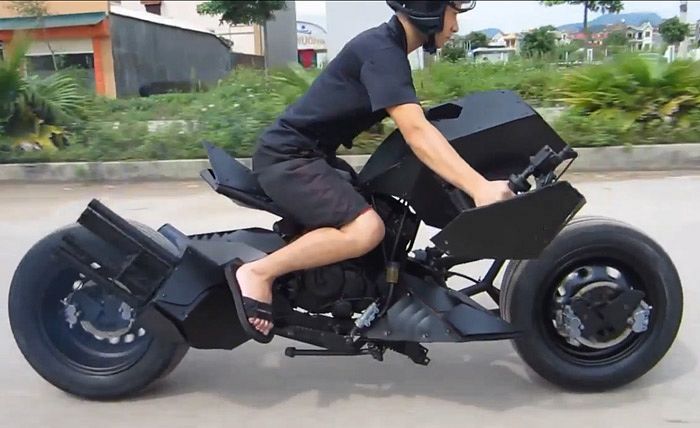 Vietnamese Man Creates Working Replica of Batman's Batpod - Saigoneer