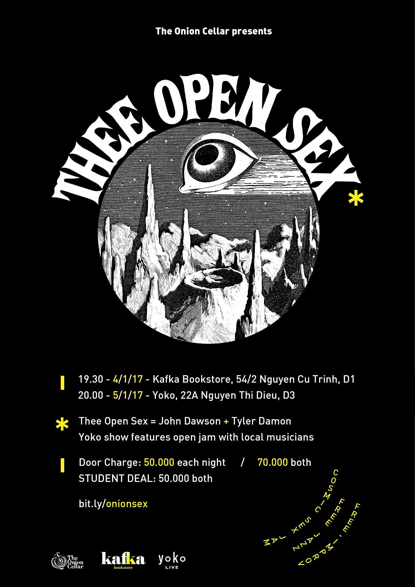 THEE OPEN SEX (LOUD) - Psychedelic / Stoner Rock / Free Improv @ Yoko Cafe  - Saigoneer