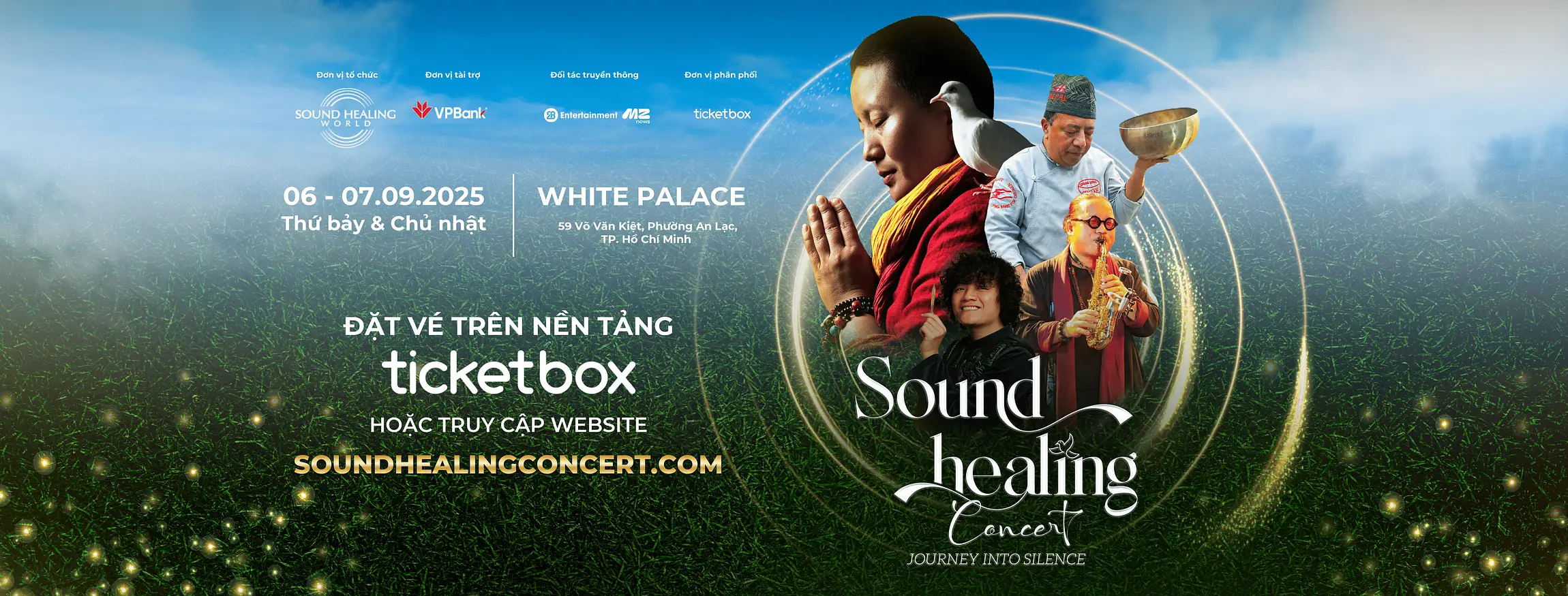 Sound Healing Concert: Journey Into Silence 2025 @ White Palace - Saigoneer