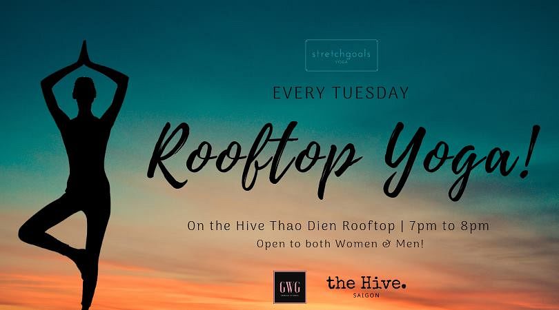 Rooftop Yoga @ The Hive - Saigoneer