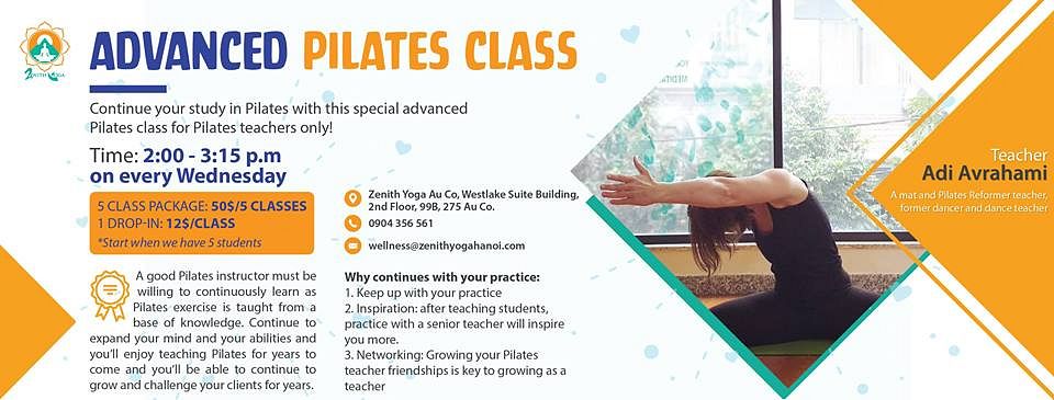 Advanced Pilates Class @ Zenith Yoga Au Co - Saigoneer
