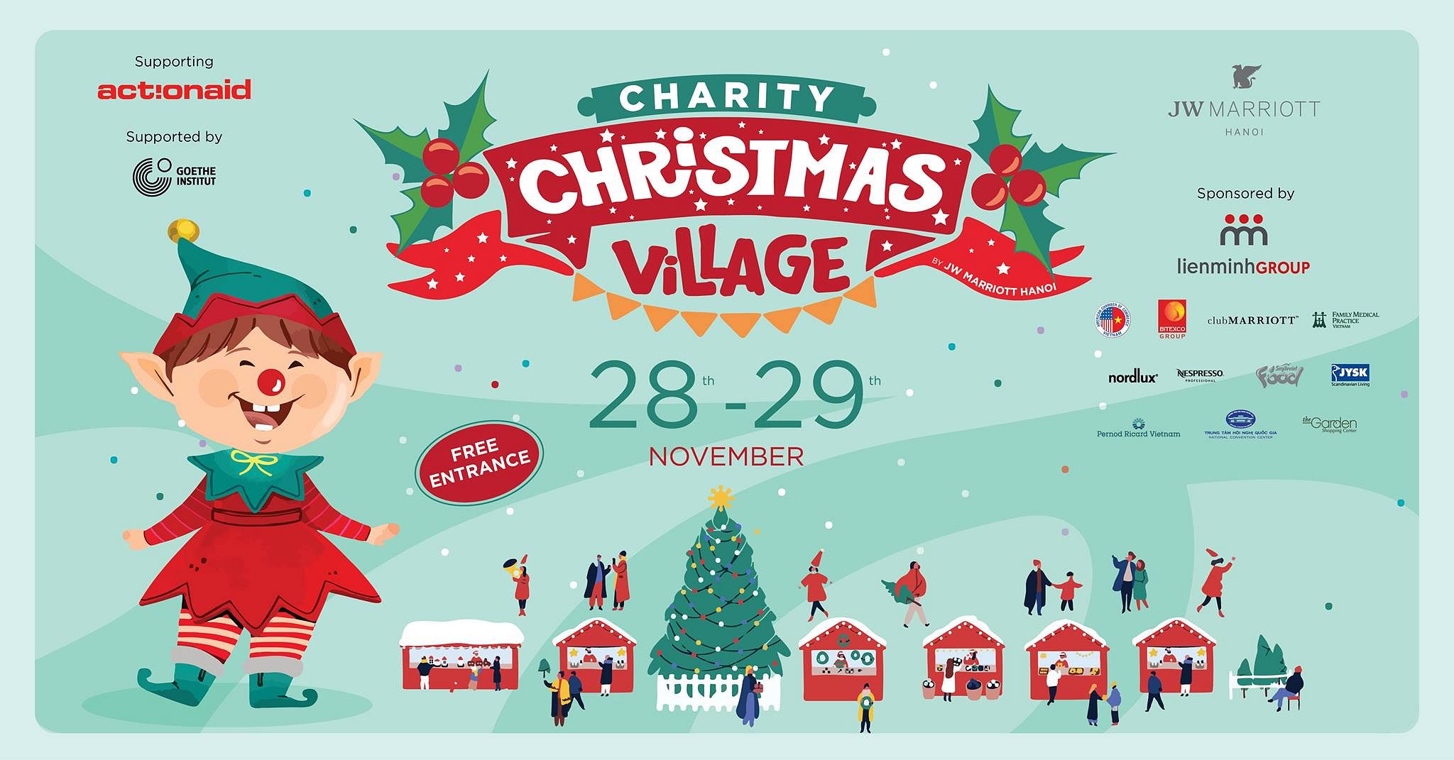 Charity Christmas Village @ JW Marriott Hotel Hanoi - Saigoneer