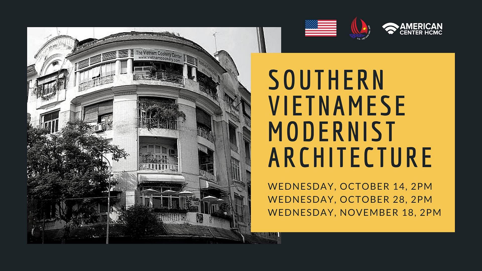 Southern Vietnamese Modernist Architecture @ American Center HCMC - Diamond Plaza - Saigoneer