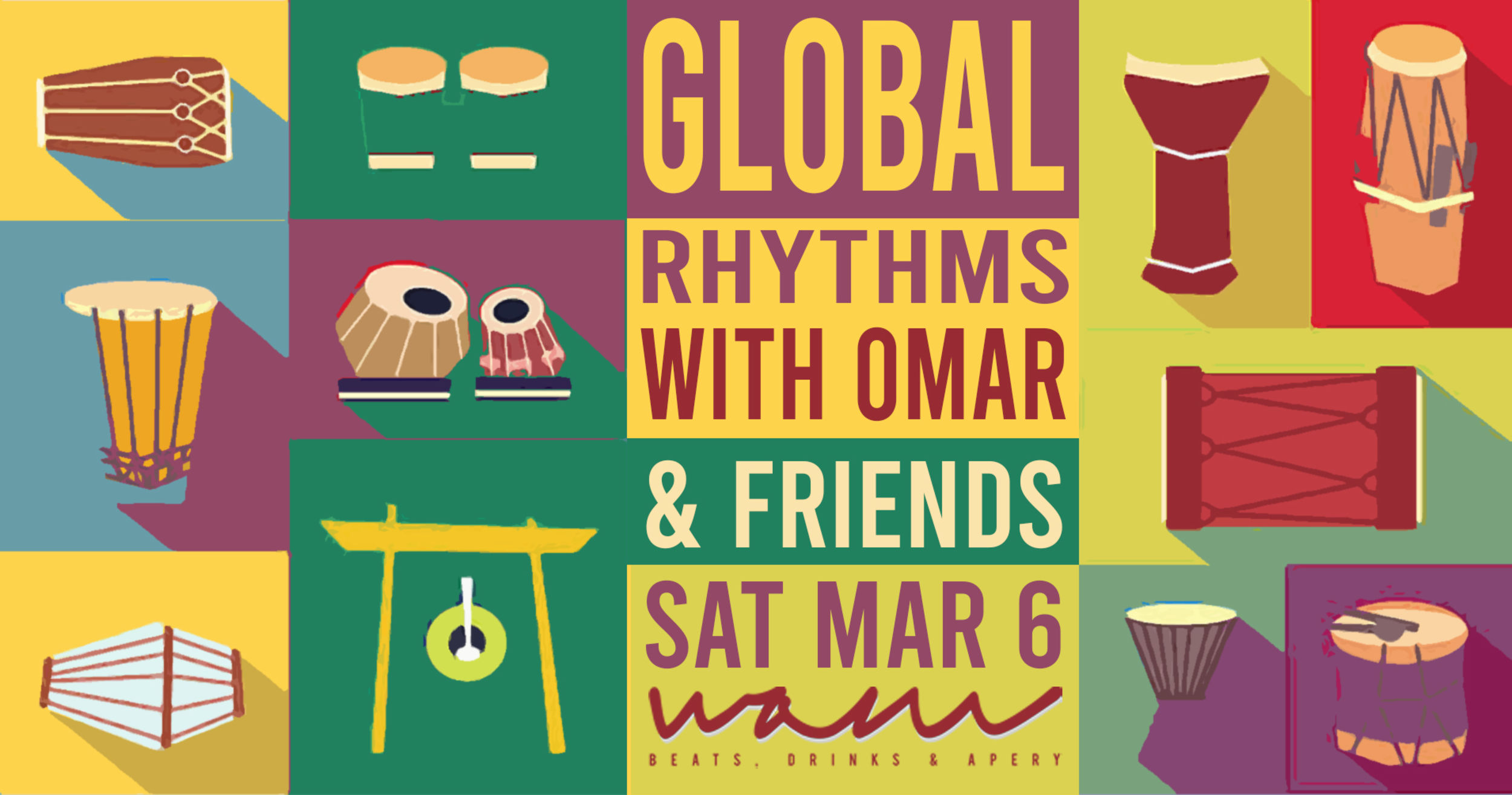 Global Rhythms with Omar & Friends @ WAM Saigon - Saigoneer 