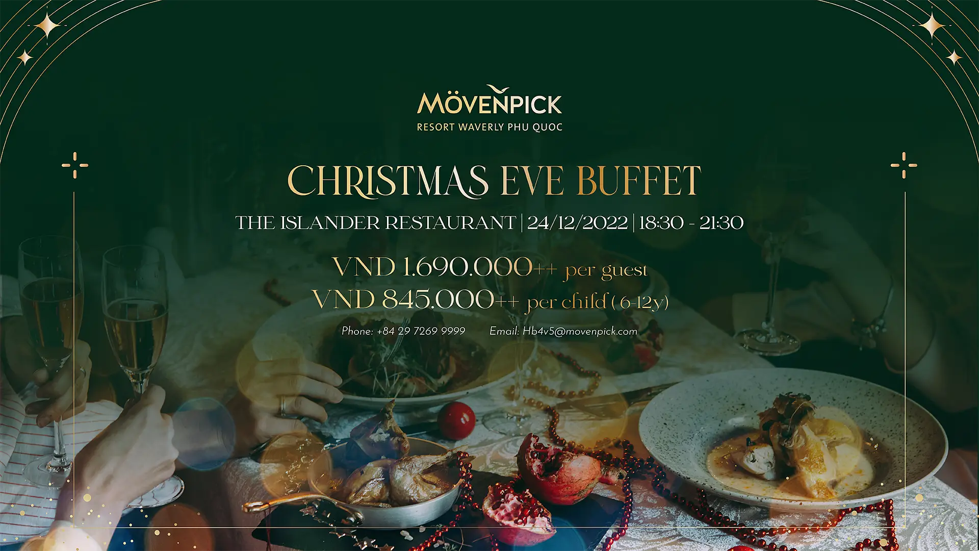 Christmas Eve Buffet @ Mövenpick Resort Waverly Phu Quoc - Saigoneer