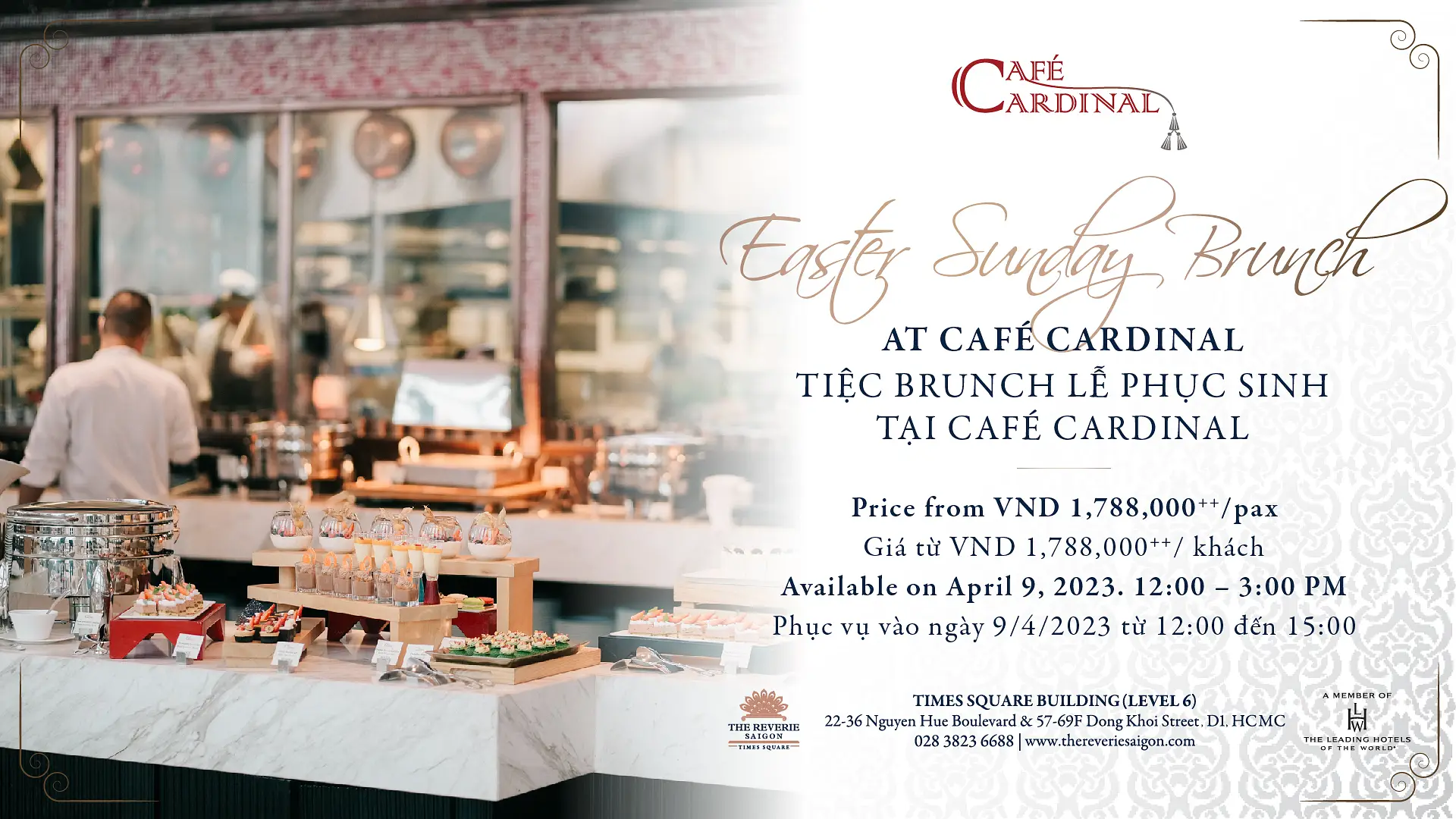 Easter Sunday Brunch Café Cardinal Saigoneer