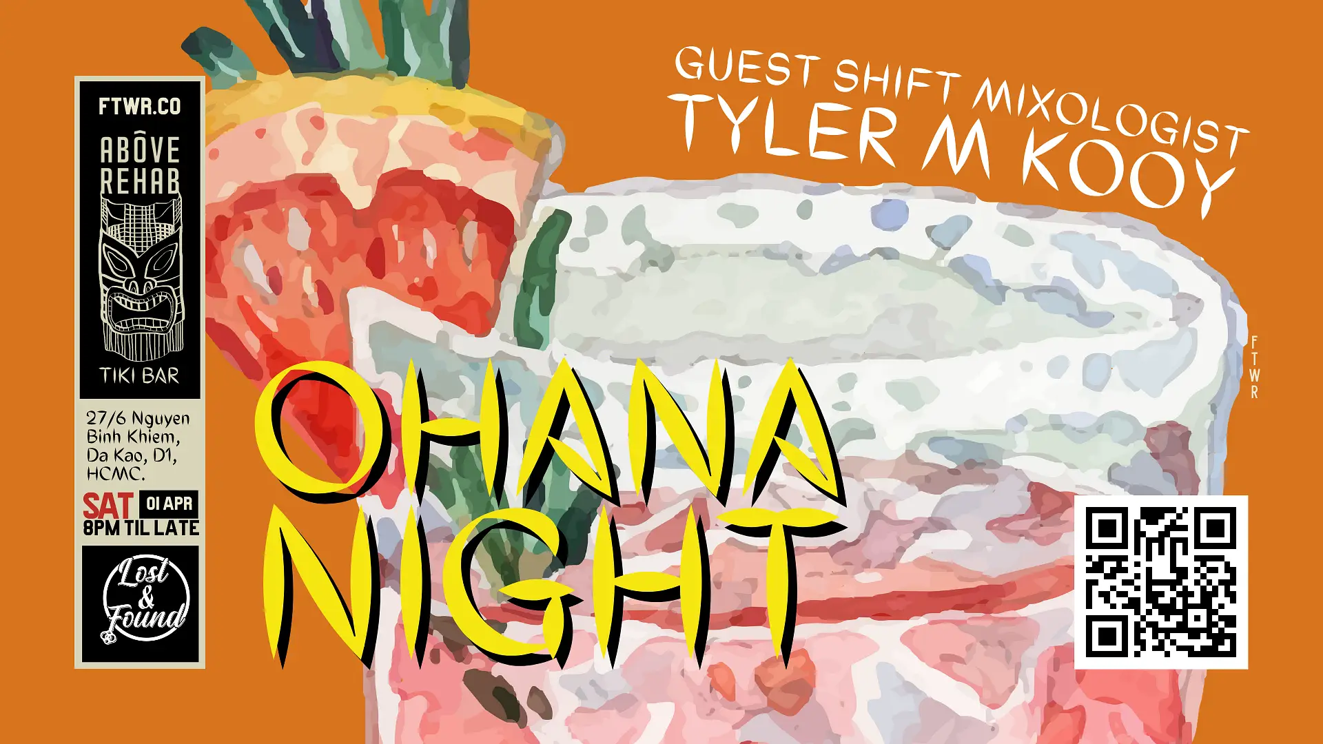 Ohana Night with Tyler of Lost & Found @Above Rehab - Tiki Bar - Saigoneer