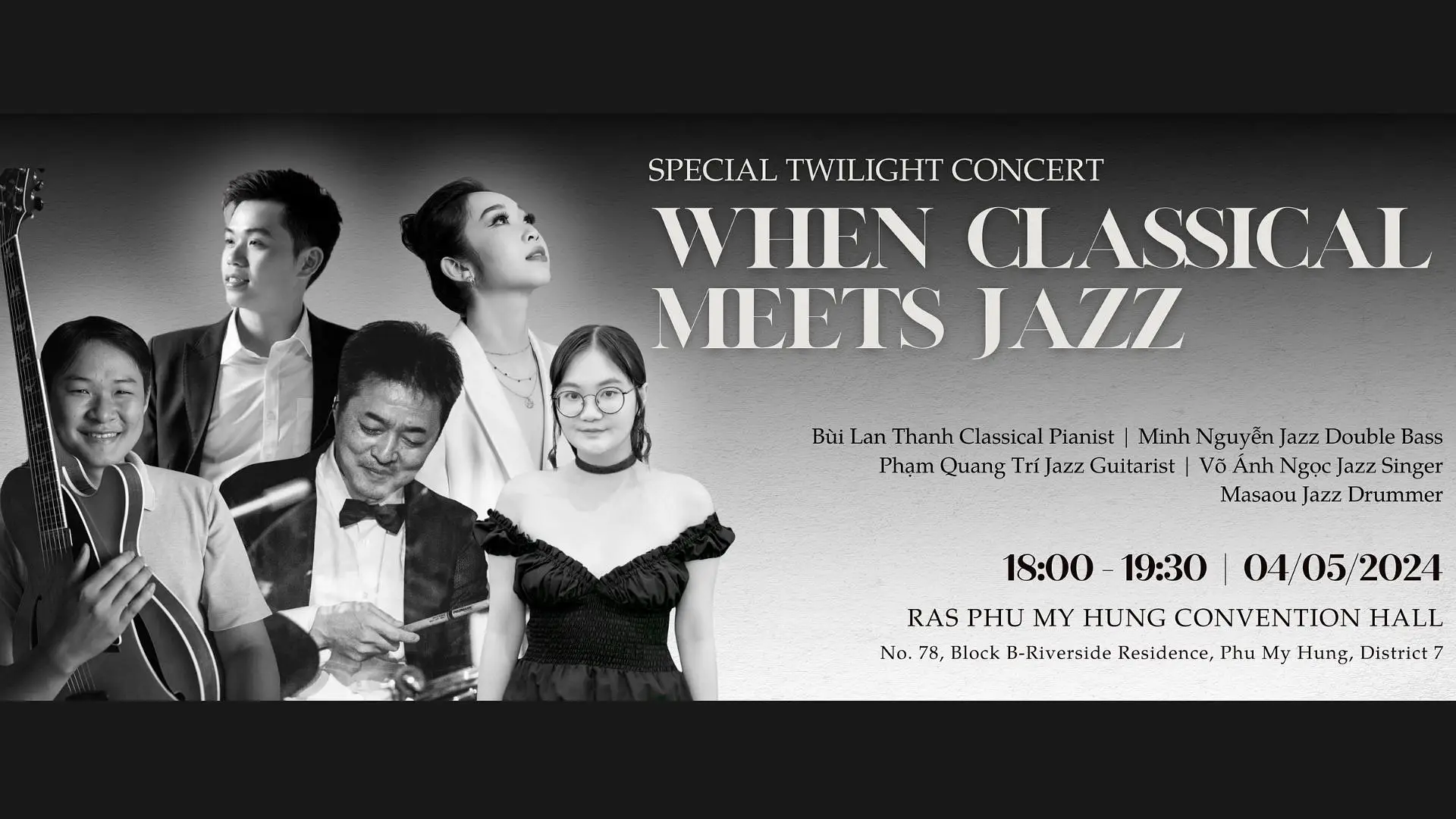 When Classical meets Jazz concert @ RAS Auditorium - Saigoneer