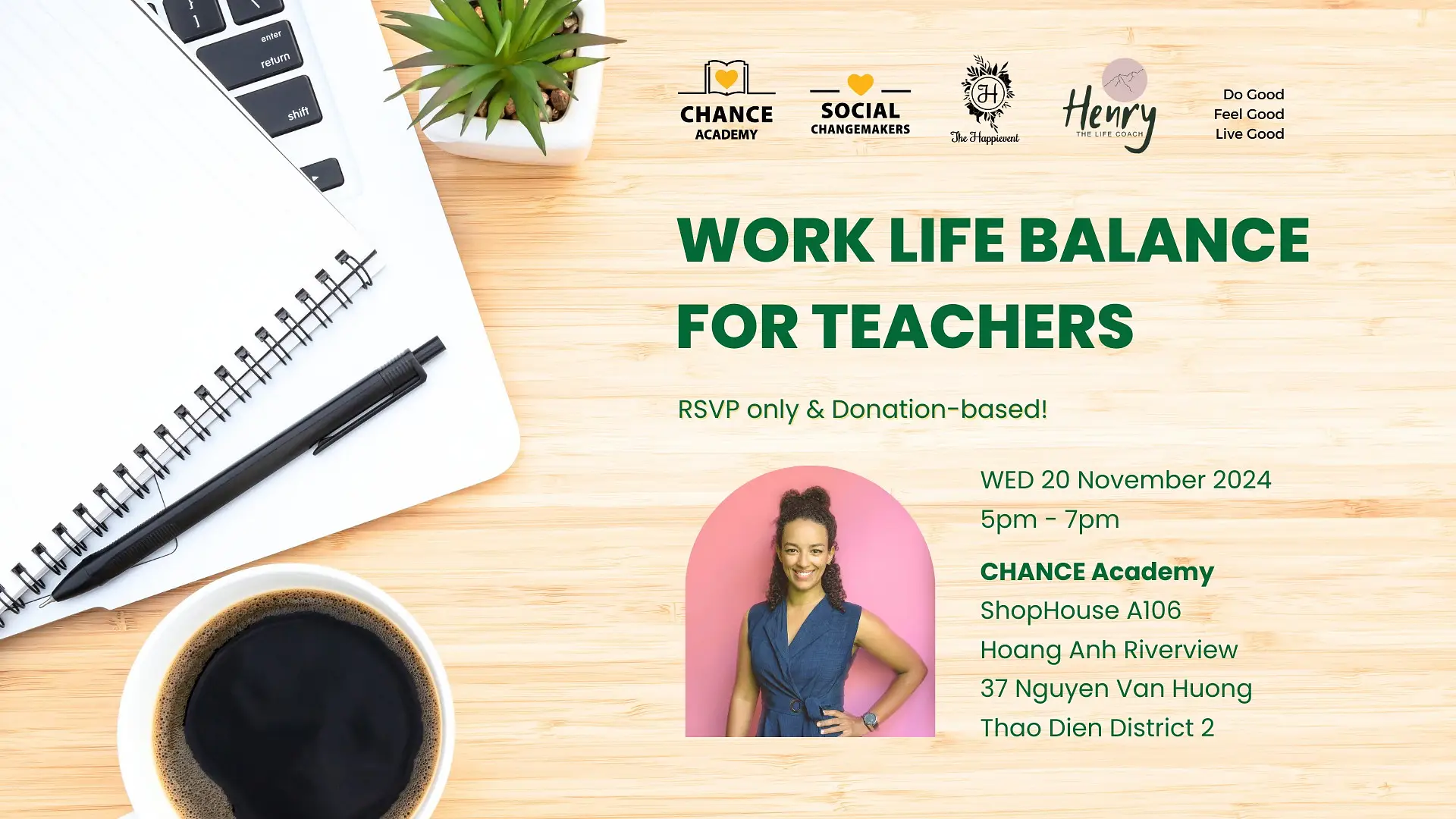 Work Life Balance Workshop for Teachers @ CHANCE Academy - Saigoneer