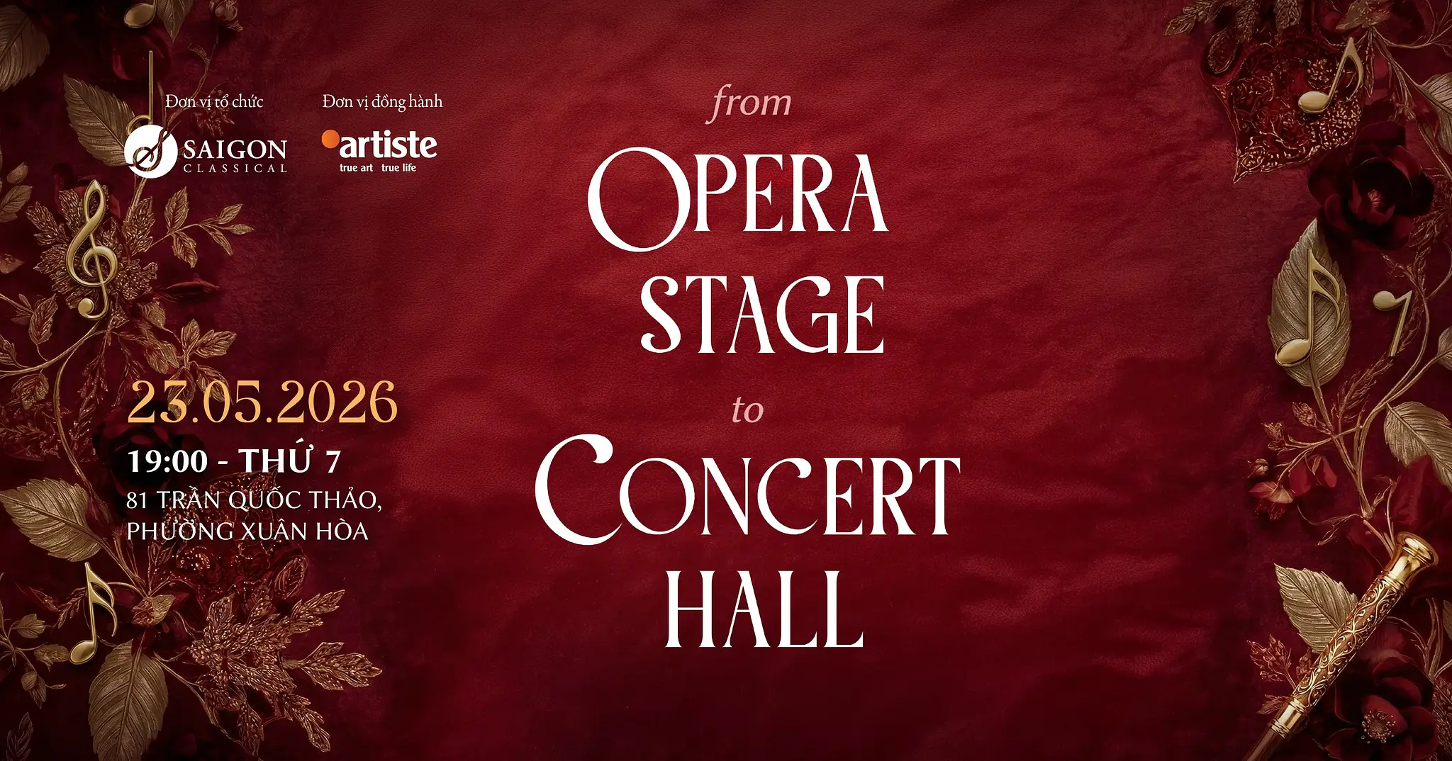 Concert: From Opera Stage to Concert Hall @ Arts and Literature Center ...