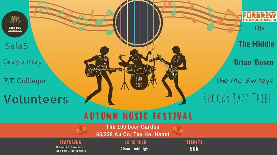 Autumn Music Festival @ The 100 - perfect garden - perfect beer - Saigoneer