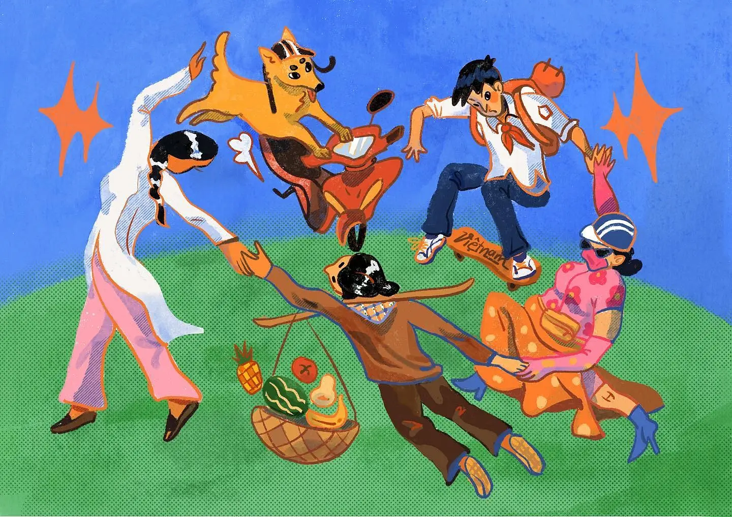 Inside the Vivid, Soothing Art Realm of Vietnamese Illustration Artist Phuongsongdep